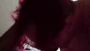 I loved giving a blowjob to a big black cock and it was incredible