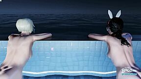 Wb02 escort girl felicia in anime style