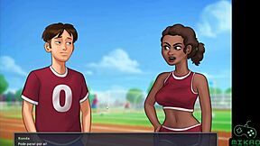 Summertime saga Ep 55: Schoolgirls and MILF next door