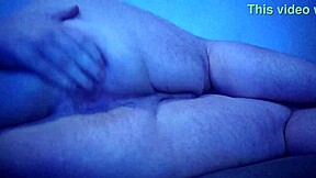 Gay anal scene with a chubby solo boy