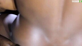 Thief encounters pregnant ebony landlady during burglary