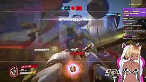 Watch Vtuber Lewdneko PLAY OVERWATCH and GET SPANKED!