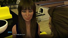 Watching a cheer routine with erotic ass in 3D anime