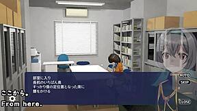 Shadows Fuck In Clubroom Hentai Game!