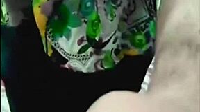 Curious twink explores a twerking big white ass crossdresser in a steamy amateur ride.