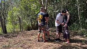 let's have a gay orgy in the woods with football friends