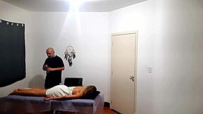 She got a massage but therapist surprised her with cum 😲