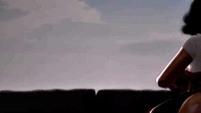 Ebony Girl Rides Monster Cock Roughly in Second Life