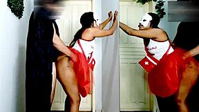 Zorro meets a wild nurse for steamy action