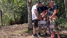 let's have a gay orgy in the woods with football friends