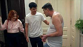 Daddy4k - Hey, I lost control meeting his dad, my pussy got drenched!