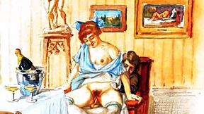 Vintage Erotic DRAWINGS! Such a Classic Turn-On!