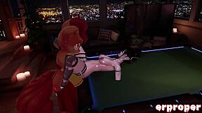 Vrchat Vulpix and His Trainer Engage in Special Training Sessions