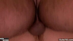 Gay office worker gets hardcore anal sex