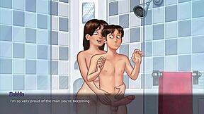 Sexy step mom masturbates with me - part 3