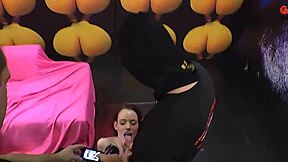 euro babe enjoys facial fun