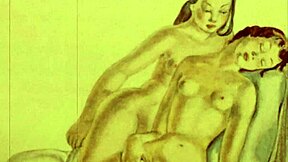 Hey, check out this vintage erotic illustration style