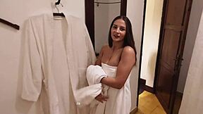 My husband's friend lured me on a trip for wild banging!