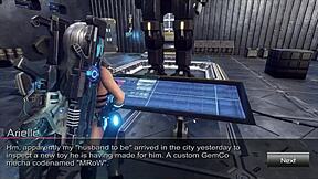 Aria Genesis in Hentai Game Cuckolding Her Friend