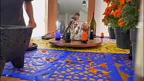 karol smith catrina reunites with ex-husband at party