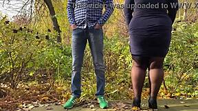 Curvy Mother-in-Law, did you put on stockings just for me to see?