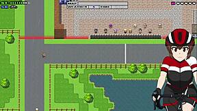 Garota fica levantando a camisa enquanto esta assistindo uma aula - flash cycling ride 2 - parte 3