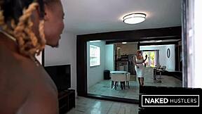 Fucking her in the kitchen