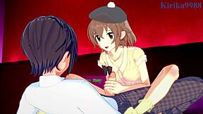 Koume Shirasaka ve Hinako Kita Vahşi Hentai Seks Sahnesinde