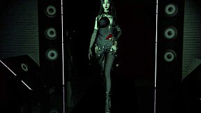 3d cute asian slut in lingerie cheats with a massive cock. her mature outfit barely holds on.