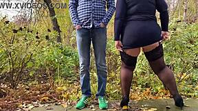 Curvy Mother-in-Law, did you put on stockings just for me to see?