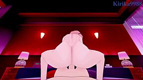 Hinata and Sakura in wild POV hentai creampie with Boruto