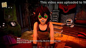 Jeg er på harem-hotell 413 med store pupper