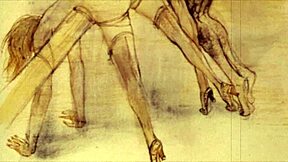 Vintage Erotic Illustration Showcases Retro Cartoon Style in Detail