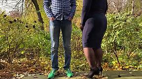 Curvy Mother-in-Law, did you put on stockings just for me to see?