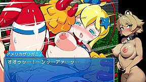 Sea devil finally confronted in intense anime hentai fishing game