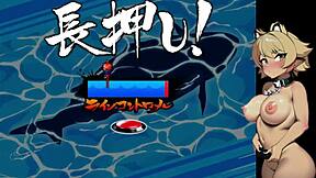 Sea devil finally confronted in intense anime hentai fishing game