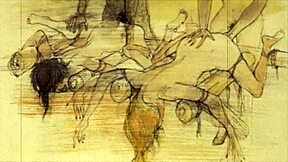 Vintage Erotic Illustration Showcases Retro Cartoon Style in Detail