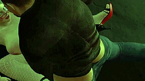 plump cougar spreads legs on street