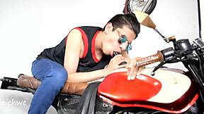 Colombian Gay Anal on Motorcycle?