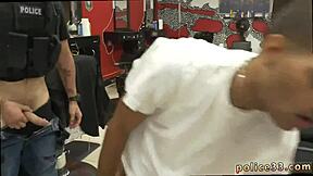 A young gay suspect gets apprehended by police in a sexual encounter.