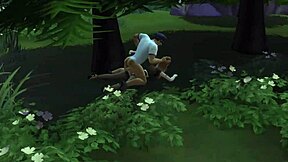 Young and amateur teen's rough sex in The Sims 4 game