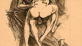 Vintage erotic art captures timeless sensual charm