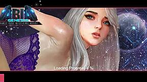 Aria Genesis in Hentai Game Cuckolding Her Friend