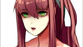 Monika Doki Doki Literature Club Rule 34 Compilation