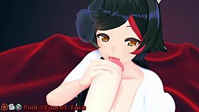 go white girl, suck me off now