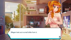 Exciting gamer girls Megan in a dating adventure!