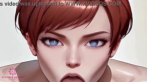 Short Haired Redhead Blowjob Cum In Mouth POV