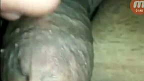 a guy masturbating in his room