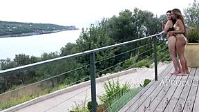 Lunablackx and Valentina Lapiedra star in a wild squirting and pissing trailer