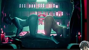 horny ass juno in the no pants zone tight tits ellie gets fucked mass effect ass to ass